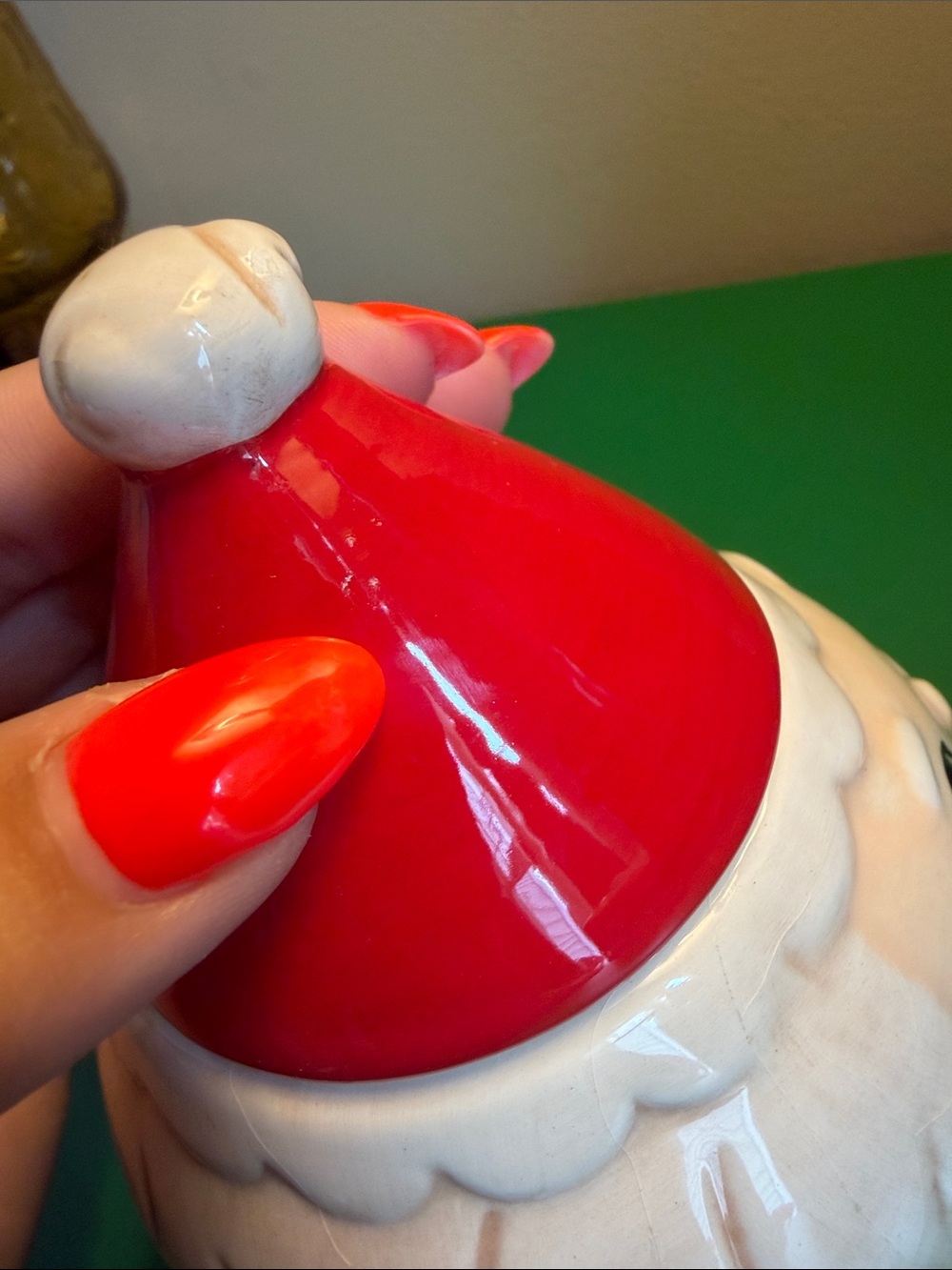 Johanna Parker Santa sugar dish damaged - Picture 7 of 7